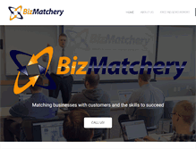 Tablet Screenshot of bizmatchery.com